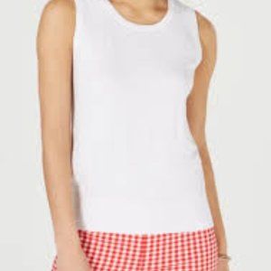 Charter Club Crew Neck Sleeveless Sweater